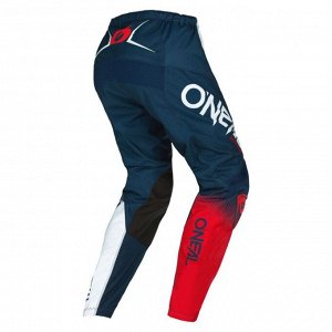 Штаны для мотокросса O'NEAL Element Racewear V.22, мужские, синий/белый, 30/46
