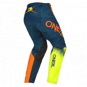 Штаны для мотокросса O'NEAL Element Racewear V.22, мужские, синий/оранжевый, 30/46