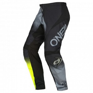 Штаны для мотокросса O'NEAL Element Racewear V.22, мужские, черный/серый, 30/46