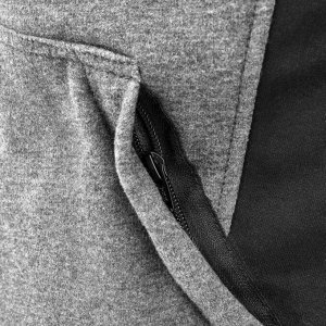 Текстильная кофта с капюшоном MOTEQ Perk, мужская, серый/черный, L