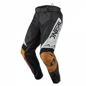 Штаны для мотокросса O'NEAL Hardwear Surge, мужские, черный/коричневый, 30-30
