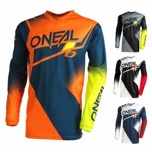 Джерси O'NEAL Element Racewear V.22, детская, мужской, синий/оранжевый, L