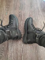 Ботинки зимние мужские черные