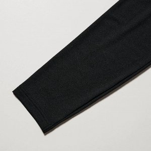 UNIQLO Heattech - гладкая футболка с бюстье и длинным рукавом - бежевый