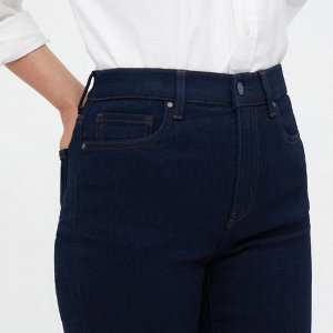 UNIQLO — ултрастрейчевые джинсы HEATTECH — синий