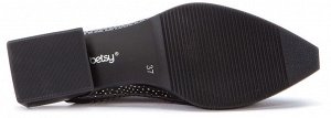 917025/01-02 черный иск.кожа женские туфли открытые (В-Л 2021)