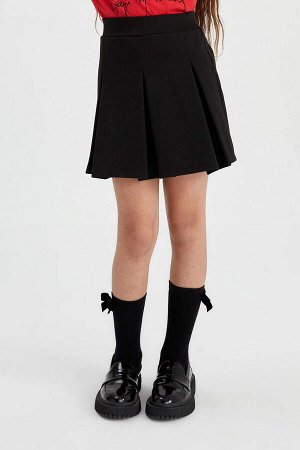 Плиссированная юбка стандартного кроя для девочек