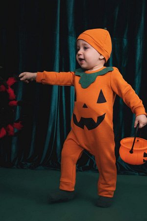 Комбинезон с длинными рукавами и застежками-кнопками для мальчика на Хэллоуин