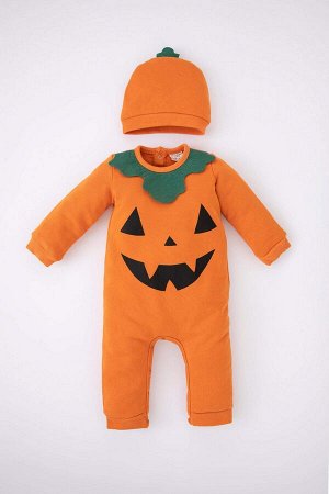 Комбинезон с длинными рукавами и застежками-кнопками для мальчика на Хэллоуин