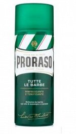 Proraso green пена для бритья освежающая 400 мл