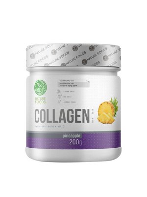 Nature Foods Collagen + Hyaluronic acid + Vit C 200гр Коллаге+Гиалуроновая кислота+витамин С, 200гр
