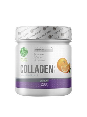 Nature Foods Collagen + Hyaluronic acid + Vit C 200гр Коллаге+Гиалуроновая кислота+витамин С, 200гр