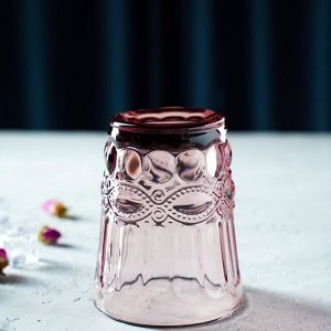 Стакан Magistro «Ла-Манш», 220 мл, стекло, розовый