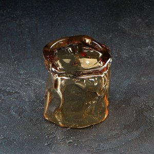 Стакан стеклянный Magistro IceBar. Gold, 250 мл, 8,5?8 см, цвет золотой