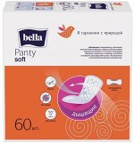 BELLA Ежедневные прокладки PANTY soft 60шт белая линия