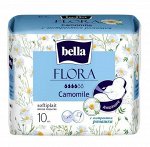 BELLA Прокладки Flora Camomile с экстрактом ромашки 10шт
