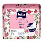 BELLA Прокладки Flora Rose с ароматом розы 10шт