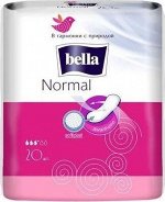 BELLA матрасики) Прокладки Normal soft AIR 20 шт белая линия