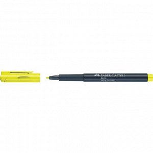 Маркер для декорирования Faber-Castell Neon, цвет 107 желтый, пулевидный, 1,5 мм