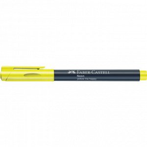 Маркер для декорирования Faber-Castell Neon, цвет 107 желтый, пулевидный, 1,5 мм