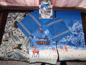 ПОДАРОК (1шт скатерть 180х150, 2шт вафельных полотенца, 2шт махровые салфетки)