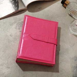 Органайзер для хранения украшений "Книжка", 18,5x14x4.5 см, цвет розовый