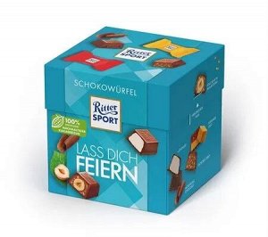 Шоколадные конфеты с орехово йогуртовыми вкусами Ritter Sport Lass Dich Feiern / Риттер спорт 176 гр