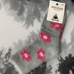 Детские теплые разноцветные носочки SYLTAN 5-6 года (ангорка "соболь" Китай)