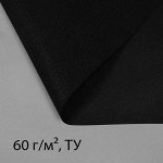 Материал мульчирующий, 5 ? 3,2 м, плотность 60 г/м?, с УФ-стабилизатором, чёрный