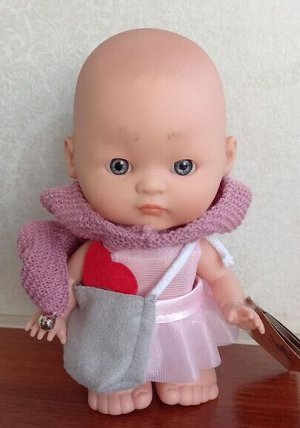 Виниловая испанская кукла 15 см