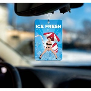 Ароматизатор подвесной Grand Caratt Ice Fresh, картонный