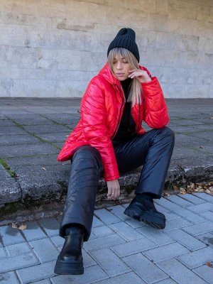 Костюм женский зимний. ВС005: Сангрия красный-черный