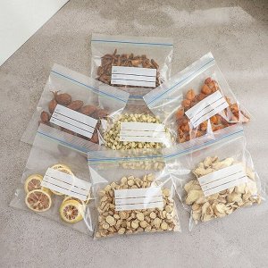 Пакеты для хранения и заморозки продуктов с замком ""Zip-Lock"" набор 15 штук FB-30551