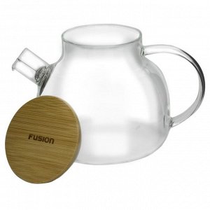 Заварочный чайник Fusion 02-090-01, 900 мл, фильтр-пружинка, термостойкое стекло