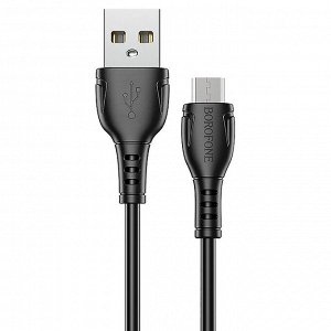 Кабель USB - micro USB Borofone BX51  100см 2,4A (black)