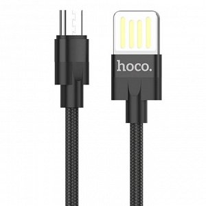 Кабель USB - micro USB Hoco U55 Outstanding  120см 2,4A (black)