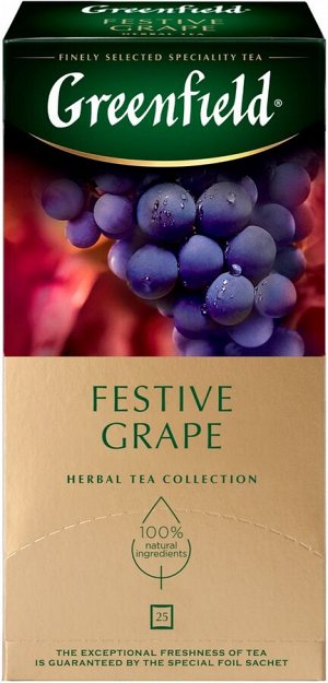 Чай Festive Grape (1.5 гр.x  25 х10)-виноград № 0522-10