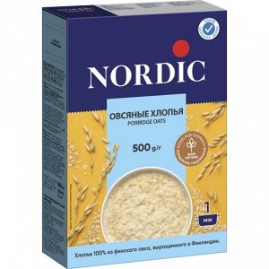 NORDIC Хлопья овсяные 500 гр