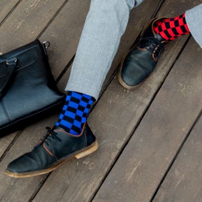 Яркие носки с принтом Самая быстрая доставка — Классические мужские носки. Все размеры носков Большой выбор