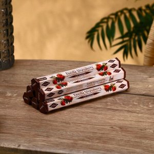 Благовония "Tulasi" 20 аромапалочек Vanilla Strawberry