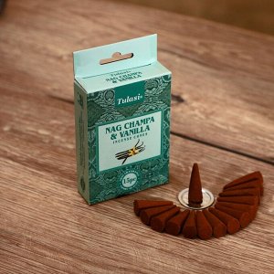 Благовония NAG CHAMPA "Tulasi" 15 аромаконусов Vanilla