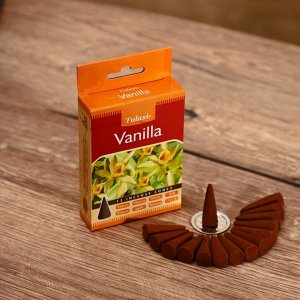 Благовония "Tulasi" 15 аромаконусов Vanilla