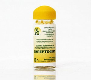 Гипертофит Гранулы гомеопатические, 10 гр