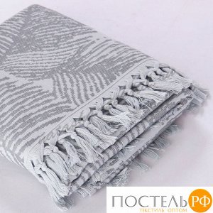 PL007/03 Пляжное полотенце пештемаль 100% хлопок Maxel серый (90*170)