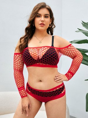 Костюм эротический из цветной сетки "Багамы" (в ассортименте) / арт. 226-113