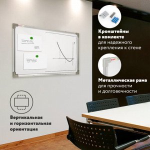 Доска магнитно-маркерная 45х60 см, металлическая рамка, STAFF ECO, 238136