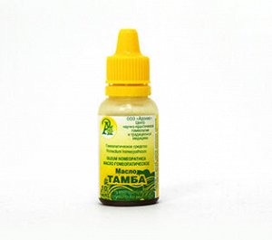 Масло Тамба от насморка Масло гомеопатическое