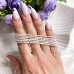 Бусины для украшений из Горного Хрусталя огранка