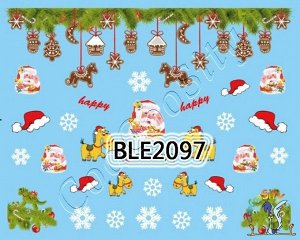 Слайдер-дизайн для ногтей BLE-2097