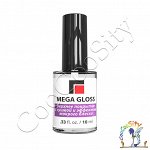 Верхнее покрытие с эффектом мокрого блеска Mega Gloss. 10 мл. MILV (МИЛВ)